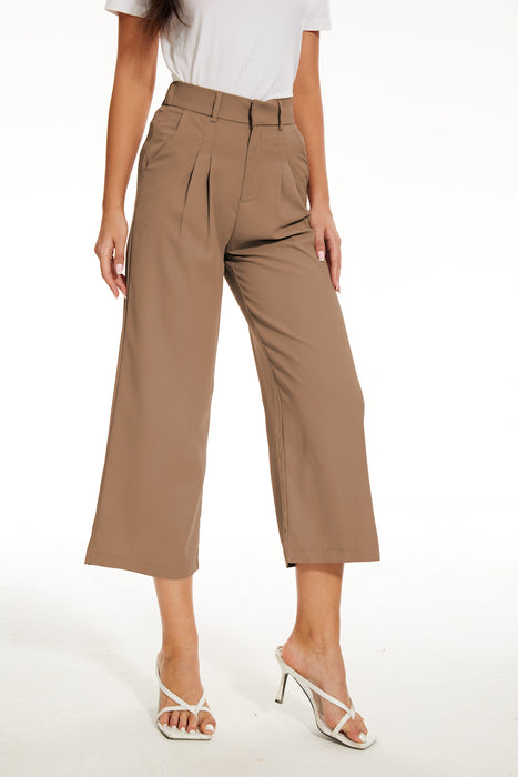 The Effortless Tailored Wide Leg Pants