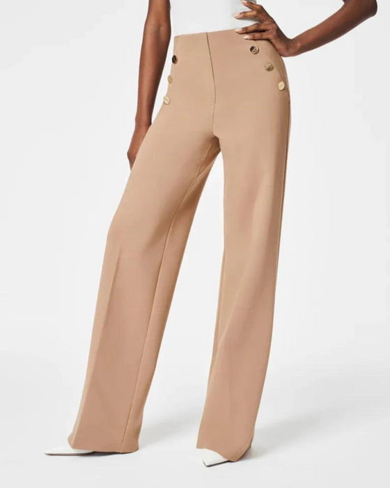 High Rise Wide Length Control Pants