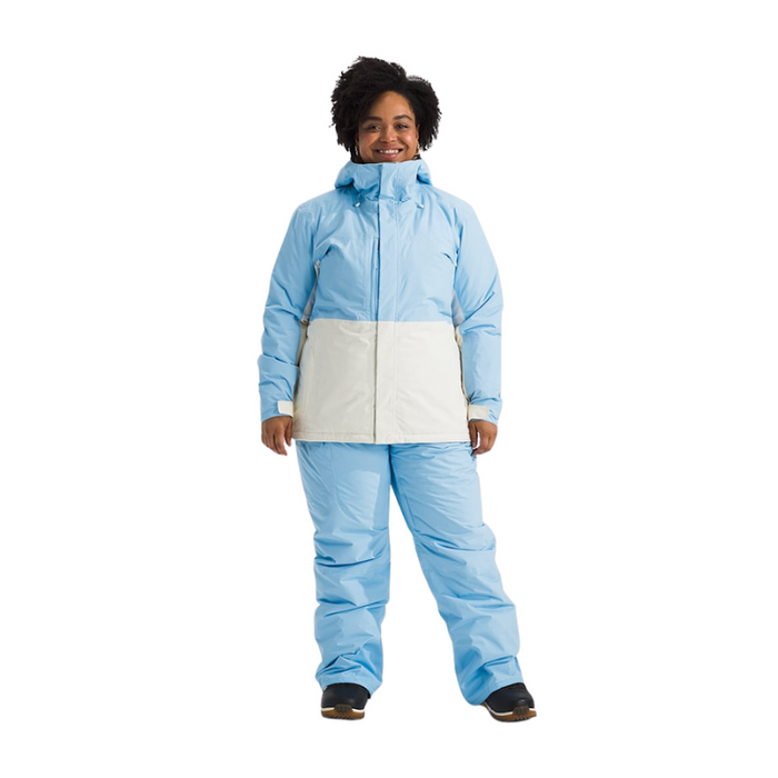 Plus Size Water Resistant Snow Pants With Zipped Pockets