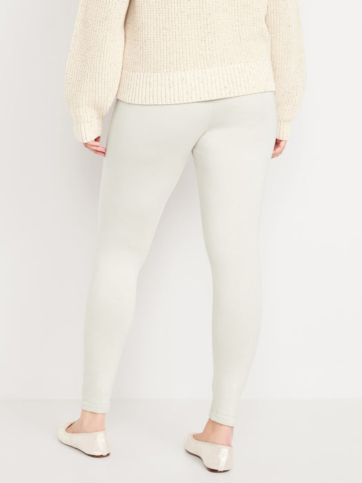 Women's High Waisted Fleece Lined Leggings