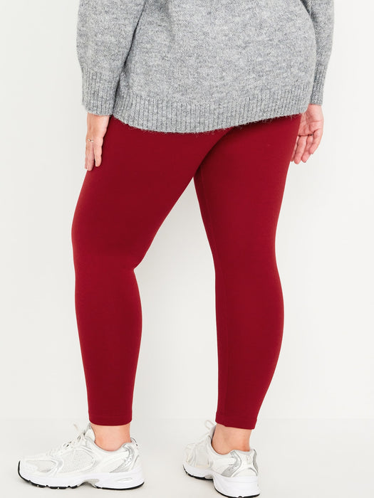 Women's High Waisted Fleece Lined Leggings